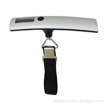 Electronic travel/luggage tape scale, auto off, tare and low battery indication